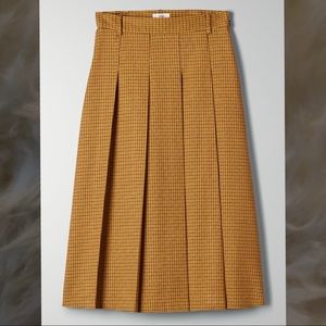 Aritzia “Little Moon” Calathea Check Skirt